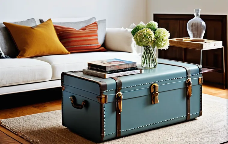 빈티지 컬렉션 관리법 - **Prompt:** A beautifully composed image of a curated vintage collection displayed elegantly in a co...