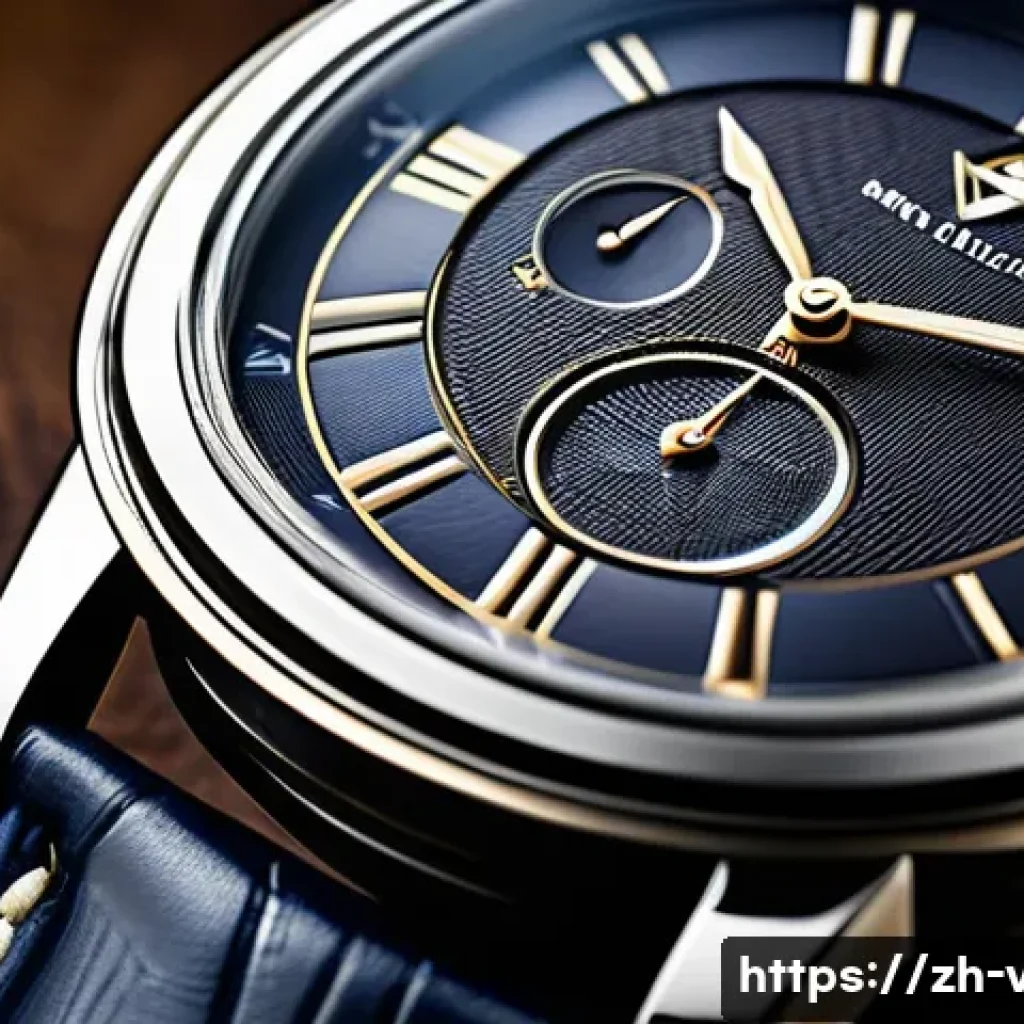 빈티지 시계 감정 방법 - A highly detailed close-up image of a vintage luxury wristwatch case, emphasizing the texture and we...